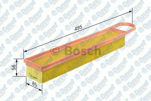 BOSCH F026400050 Hava Filtresi Cooper Countryman All4 Paceman All4 Cooper Roadster P207 P308 P3008 Partner Tepee C3 C4 Berlingo 1.6